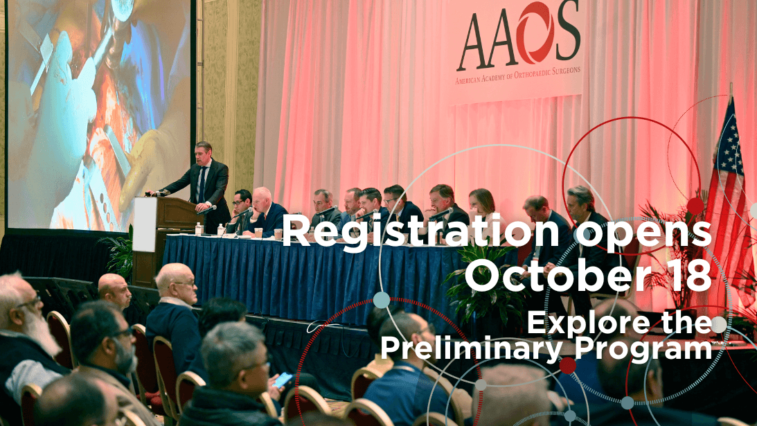 Preliminary Program Annual Meeting American Academy of Orthopaedic Surgeons